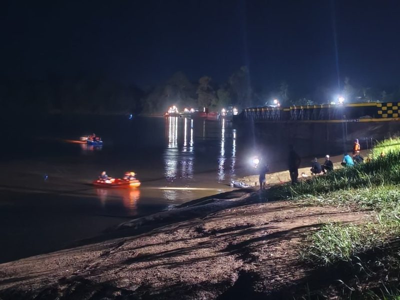 Di daerah kawasan inilah dua warga tenggelam. Foto.AHya Firmansyah