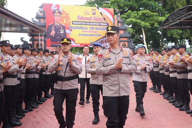 Foto kunjungan kerja Wakapolda Kalimantan Tengah, BRIGJEN POL Drs. Yosi Muhamartha