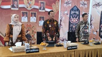 Foto di dalam rapat koordinasi percepatan penurunan stunting tahun 2026