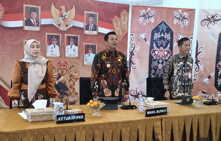 Foto di dalam rapat koordinasi percepatan penurunan stunting tahun 2026