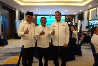 Heriyus menghadiri Rakernas) XVII APKASI yang digelar di Ballroom Hotel AsiaLink, Jalan Sriwijaya No. 22, Lubuk Baja, Kota Batam, Kepulauan Riau, Jumat (17/4/2026).