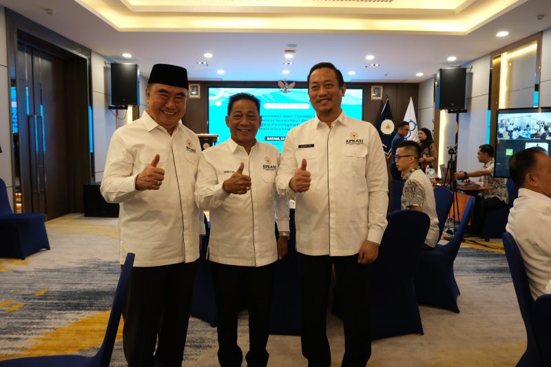 Heriyus menghadiri Rakernas) XVII APKASI yang digelar di Ballroom Hotel AsiaLink, Jalan Sriwijaya No. 22, Lubuk Baja, Kota Batam, Kepulauan Riau, Jumat (17/4/2026).