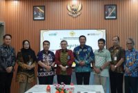 Foto Wakil Bupati Barito Utara, Felix Sonadie Y. Tingan, di Kantor BPK RI Perwakilan Kalimantan Tengah