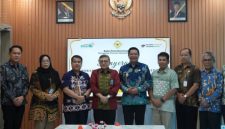 Foto Wakil Bupati Barito Utara, Felix Sonadie Y. Tingan, di Kantor BPK RI Perwakilan Kalimantan Tengah