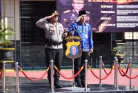 Foto Sekretaris Daerah (Sekda) Barito Utara, Muhlis, menghadiri Apel Gelar Pasukan dan Sarana Prasarana