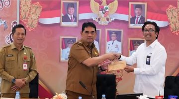 Foto Bupati Barito Utara, H. Shalahuddin di Entry Meeting 2026