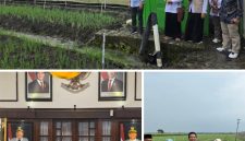 Foto Wakil Bupati Barito Utara, Felix Sonadie Y. Tingan, didampingi Kepala Dinas Pertanian Adi Hariyadi di Kabupaten Nganjuk, Jawa Timur