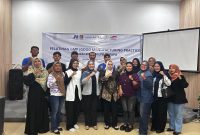 Foto kolaborasi PT Pamapersada Nusantara Site SMMS, PT SMM, dan Yayasan Astra–YDBA melaksanakan pelatihan Good Manufacturing Practices (GMP)