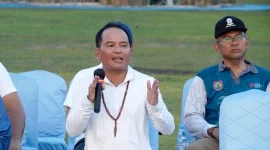 Gubernur Kalimantan Tengah Agustiar Sabran menyampaikan pernyataan terkait kebijakan pemerintah daerah yang memastikan PPPK di Kalimantan Tengah tidak akan dirumahkan meskipun terjadi efisiensi anggaran. (1/4/26)