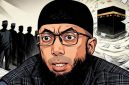 Ilustrasi Ustaz Khalid Basalamah di tengah kasus kuota haji. [Suara.com/Ema] 