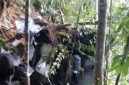 helikopter PK-CFX jatuh di hutan Sadakau Kalimantan Barat, kamis (16/4/2026). 