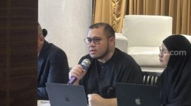 Ibrahim Arief mengaku dikambinghitamkan dalam kasus korupsi digitalisasi pendidikan Kemendikbudristek. (Suara.com/Faqih) 