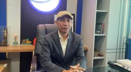 Anggota Komisi III DPR RI, Rudianto Lallo di Komplek Parlemen, Senayan, Jakarta, Rabu (1/4/2026). [Suara.com/Bagaskara] 