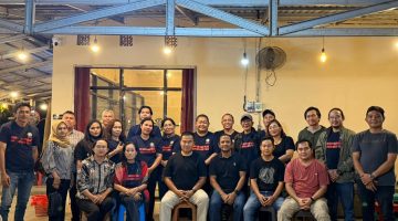 Foto bersama usai ngopi bareng bersama Kasatintelkam Polres Bartim. Foto : 1tulah.com/zakirin