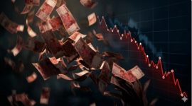 Mata uang Garuda mencatatkan sejarah kelam pada penutupan perdagangan Selasa (7/4/2026) dengan menyentuh level Rp17.100 per dolar AS. Desain Gemini AI. 