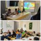 Asisten II Setda Barsel, Yoga P Utomo (tengah) didamlingi Kepala DLH, Blivson (sebelah kiri) saat memimpin acara sosialisasi Program Kampung Iklim (foto atas) bertempat di Room Meeting rumah makan Dapoer Najwa, Jalan Pelita Raya, Buntok, Kamis (9/4/2026). Foto. Alifansyah/1tulah.com