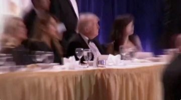 Insiden penembakan di White House saat Trump berada di podium [Ist] 