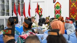Gubernur Kalimantan Tengah Agustiar Sabran menggelar silaturahmi bersama jajaran PT Bank Kalteng di Istana Isen Mulang Palangka Raya. (2/4/26)