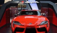 Toyota Supra Gazoo Racing atau Toyota Supra GR di GIIAS 2019 [Suara.com/Manuel Jeghesta Nainggolan].