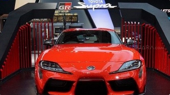 Toyota Supra Gazoo Racing atau Toyota Supra GR di GIIAS 2019 [Suara.com/Manuel Jeghesta Nainggolan].