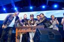 Gubernur Kalteng Agustiar Sabran saat meluncurkan Huma Betang Night 2026 dalam rangka Hari Jadi ke-69 Kalimantan Tengah di Bundaran Besar Palangka Raya. (2/5/26)