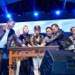 Gubernur Kalteng Agustiar Sabran saat meluncurkan Huma Betang Night 2026 dalam rangka Hari Jadi ke-69 Kalimantan Tengah di Bundaran Besar Palangka Raya. (2/5/26)