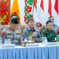 Gubernur Kalimantan Tengah Agustiar Sabran bersama Forkopimda menerima audiensi Pertamina dan berdialog dengan wartawan terkait penanganan antrean BBM di Kota Palangka Raya, Jumat (8/5/26).