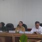 Staf Ahli Gubernur Kalimantan Tengah Bidang Ekonomi, Keuangan, dan Pembangunan Yuas Elko mengikuti Rapat Koordinasi Pengendalian Inflasi Tahun 2026 dan Launching Buku Panduan Pendidikan Antikorupsi bersama Kemendagri secara virtual di Ruang Rapat Bajakah Kantor Gubernur Kalteng, Senin (11/05/26).