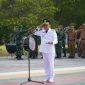 Gubernur Kalimantan Tengah H. Agustiar Sabran memimpin Upacara Ziarah Peringatan Hari Jadi ke-69 Provinsi Kalimantan Tengah di Taman Makam Pahlawan Sanaman Lampang, Palangka Raya, Selasa (12/5/26).