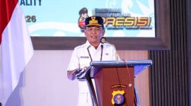 Gubernur Kalimantan Tengah, Agustiar Sabran menghadiri Rapat Kerja Forum Lalu Lintas dan Angkutan Jalan (LLAJ) Tingkat Daerah Tahun 2026 di Graha Bhayangkara Polda Kalteng. Forum tersebut membahas penguatan keselamatan lalu lintas, penanganan jalan rawan kecelakaan, hingga target Zero Accident di Kalimantan Tengah. (13/5/26)