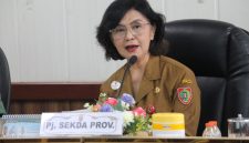 Pj. Sekretaris Daerah Provinsi Kalimantan Tengah, Linae Victoria Aden menerima audiensi Tim Pokja Staf Ahli Kasad Bidang Ketahanan Energi, SDA, dan Lingkungan Hidup di Kantor Gubernur Kalimantan Tengah, Selasa (19/5/2026).