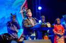 Gubernur Kalimantan Tengah, Agustiar Sabran menghadiri malam puncak penutupan Festival Budaya Isen Mulang (FBIM) 2026 bertajuk Huma Betang Night di Bundaran Besar Palangka Raya, Sabtu (23/5/26).