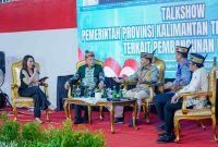 Gubernur Kalimantan Tengah, Agustiar Sabran bersama unsur Forkopimda menegaskan komitmen mengawal program strategis pembangunan daerah dalam talkshow Sinergi Forkopimda Kalimantan Tengah di Palangka Raya, Minggu (24/5/26).