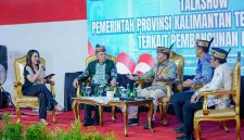 Gubernur Kalimantan Tengah, Agustiar Sabran bersama unsur Forkopimda menegaskan komitmen mengawal program strategis pembangunan daerah dalam talkshow Sinergi Forkopimda Kalimantan Tengah di Palangka Raya, Minggu (24/5/26).