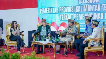 Gubernur Kalimantan Tengah, Agustiar Sabran bersama unsur Forkopimda menegaskan komitmen mengawal program strategis pembangunan daerah dalam talkshow Sinergi Forkopimda Kalimantan Tengah di Palangka Raya, Minggu (24/5/26).