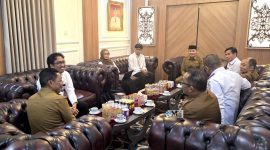 Kunjungan BPKP Kalteng diterima langsung Bupati Murung Raya, Heriyus didampingi Wakil Bupati Murung Raya, Rahmanto Muhidin di Aula A Kantor Bupati Murung Raya, Senin (11/5/2026).