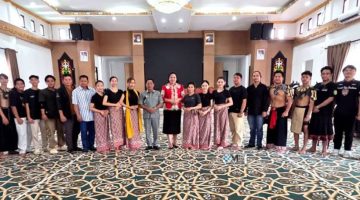 Bupati Heriyus forto bersama  dengan kontingen FBIM Murung Raya 2026, Sabtu (9/05/2026])