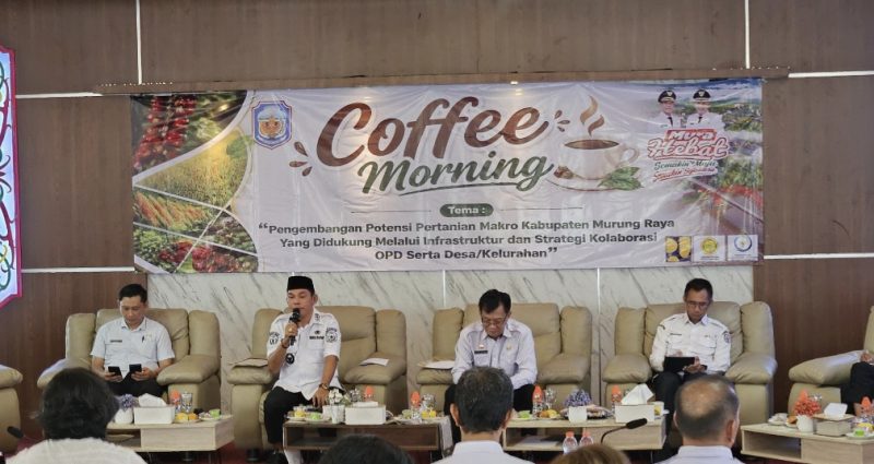 Pemkab Murung Raya Bahas Strategi Padi, Kopi, dan Kakao dalam Coffee Morning, Rabu (6/05/2026). (Foto : 1tulah.com)