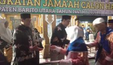 Foto Bupati Barito Utara, H. Shalahuddin, didampingi Wakil Bupati Felix Sonadie dan Sekretaris Daerah Drs. Muhlis