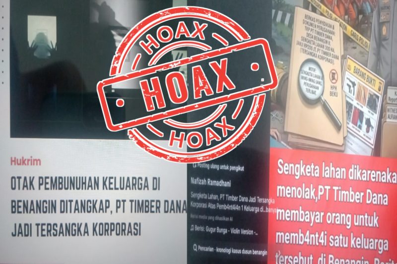 Kabar hoak yang beredar di media sosial, di bantah pihak Polres Barito Utara.