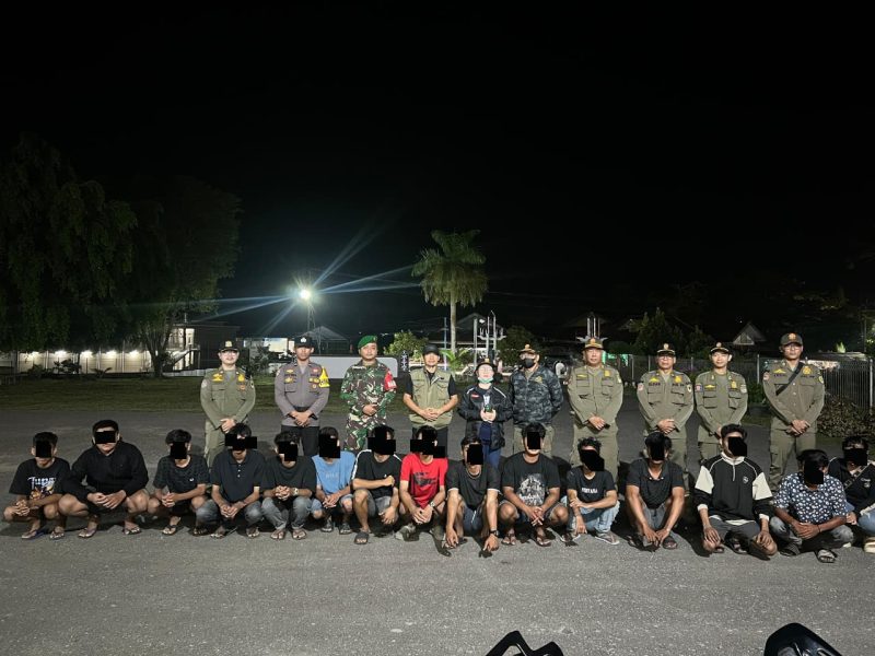 Foto 14 Orang (OTT) yang di proses