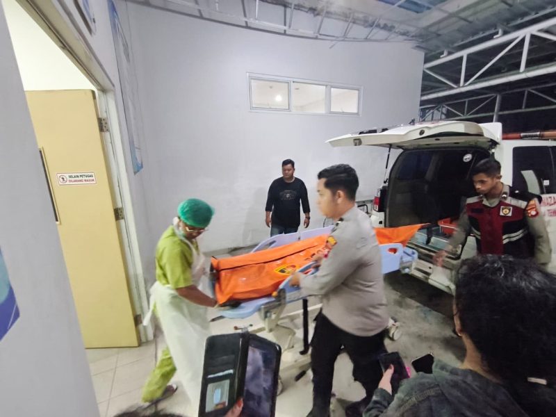 korban saat berada di Kamr mayat RSUD