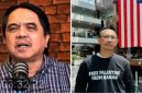 Kolase foto Ade Armando dan Abu Janda. [Suara.com/Instagram] 