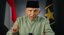 Tokoh senior yang juga Ketua Majelis Syura Partai Ummat, Amien Rais. [Youtube Amien Rais Official] 
