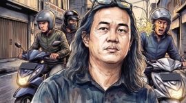 Ilustrasi kasus penyiraman air keras Andrie Yunus. [Suara.com/Aldie] 