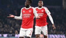 Selebrasi pemain Arsenal, Bukayo Saka. (Dok. Arsenal) 
