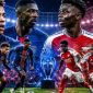 Final Liga Champions 2025/2026 akan menjadi panggung besar bagi dua kekuatan baru sepak bola Eropa, PSG vs Arsenal. [Suara.com/AI]