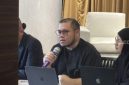 Ibrahim Arief mengaku dikambinghitamkan dalam kasus korupsi digitalisasi pendidikan Kemendikbudristek. (Suara.com/Faqih) 