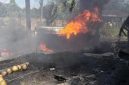 Bus ALS yang terbakar di Muratara Sumatera Selatan [dok Polda Sumsel
