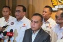 Wakil Ketua DPR Dasco bertemu KSPSI dan KSBSI (Suara.com/Bagaskara) 